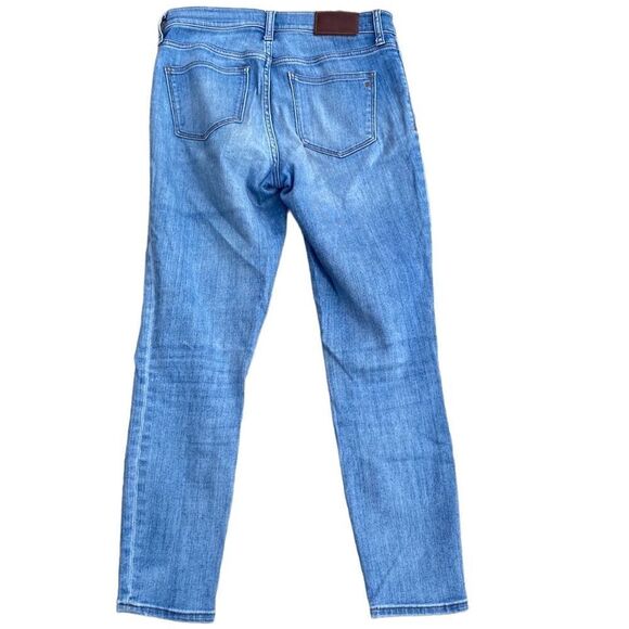 Madewell High Riser Crop Light Wash Denim Low Rise Jeans Size 26 - Picture 3 of 6